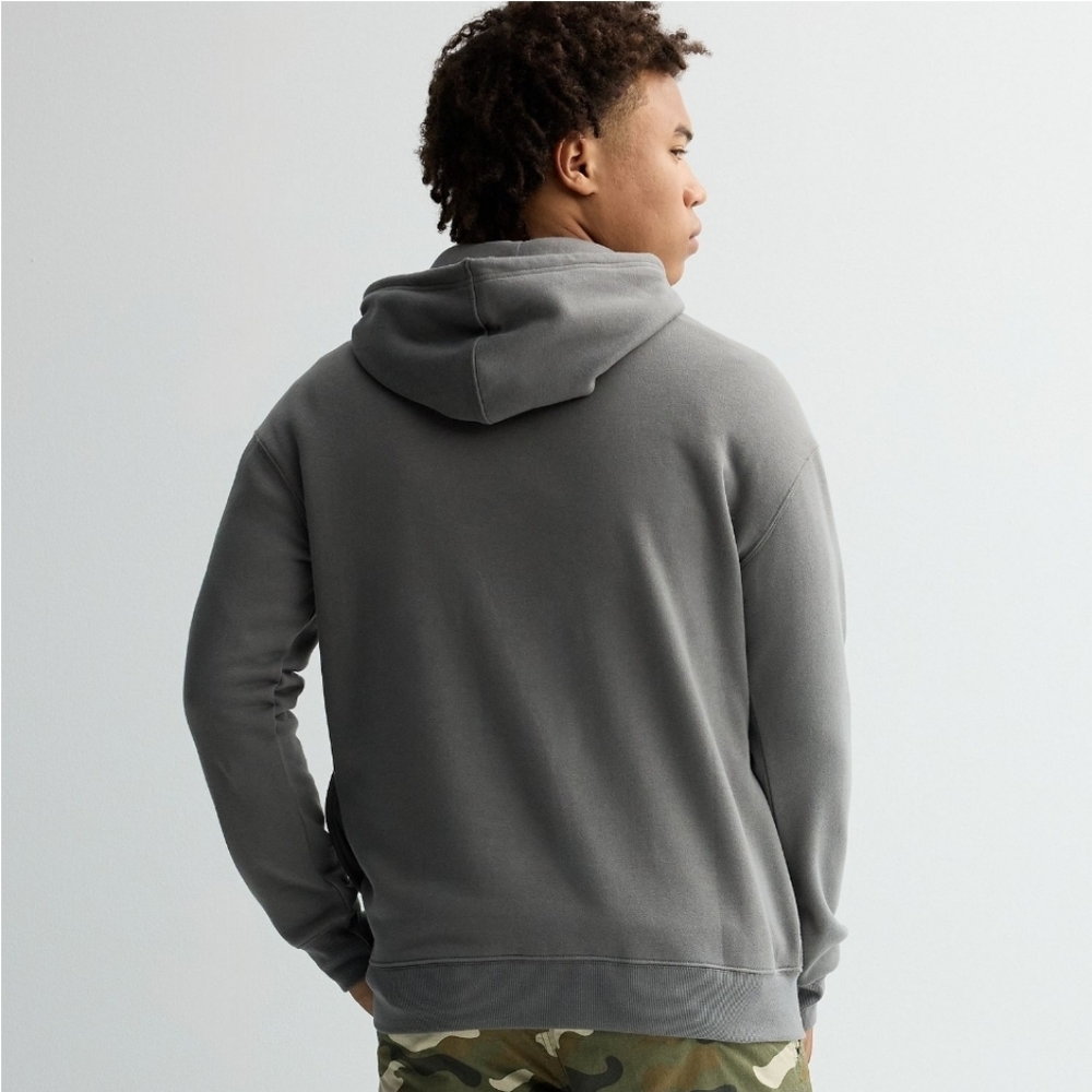 Peanuts Snoopy Stay Cool Airbrush Hoodie Gray S NWT - Picture 3 of 5